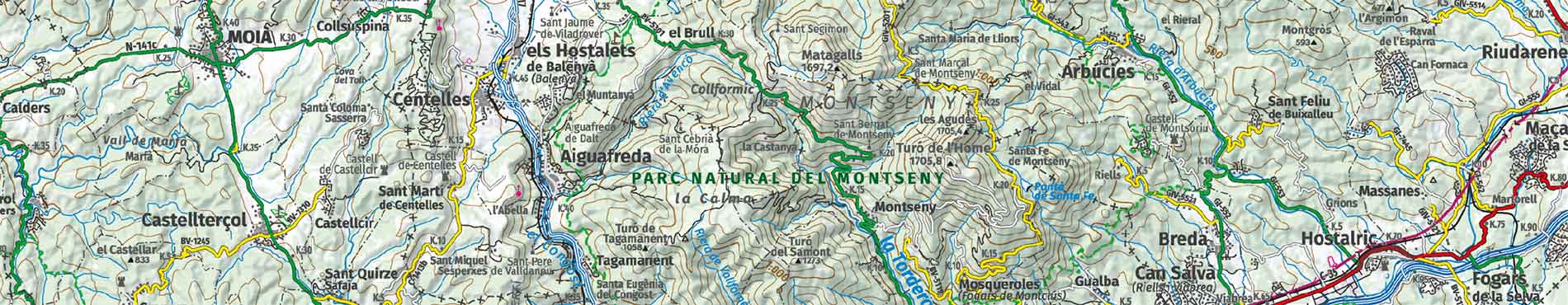 Topographic map 1:250,000
