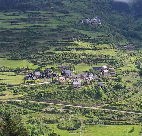 EMD a la zona de l'Alt Pirineu i l'Aran, motivada per l'orografia i la dispersió dels nuclis de població