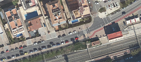 Ortofoto local de detall projectes de mobilitat Ortofoto local de detall projectes de mobilitat