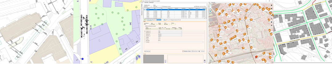 Exemples de gestió municipal amb treballs d’inspecció relacionats amb diversos elements de l’espai públic, generació de croquis dels atestats d’accidents de circulació i altres incidents, ubicació de punts de recollida o la redacció de plans d’accessibilitat a nivell municipal.