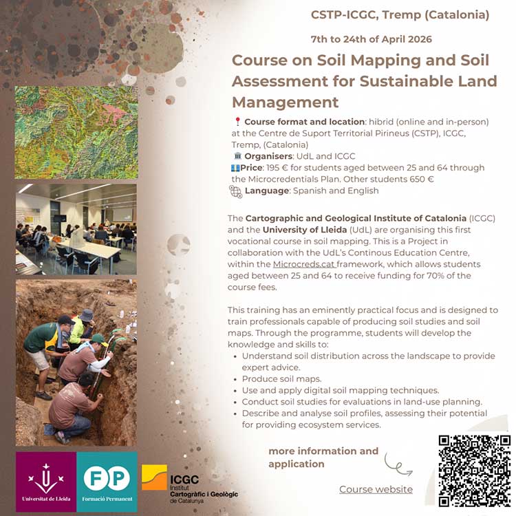 Course on Soil mapping and soil assessment for sustainable land management