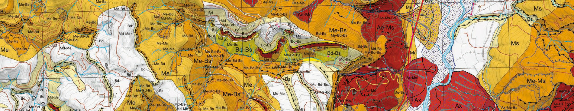 GT VI. Mapa per a la prevenció dels riscos geològics 1:25.000