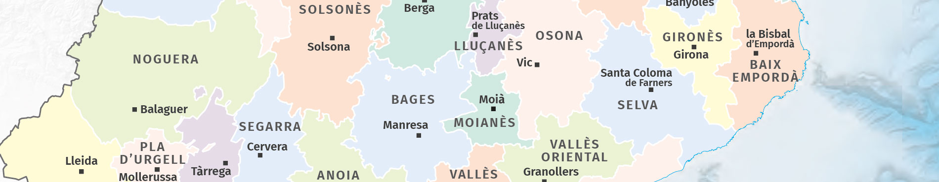 Mapes de comarques