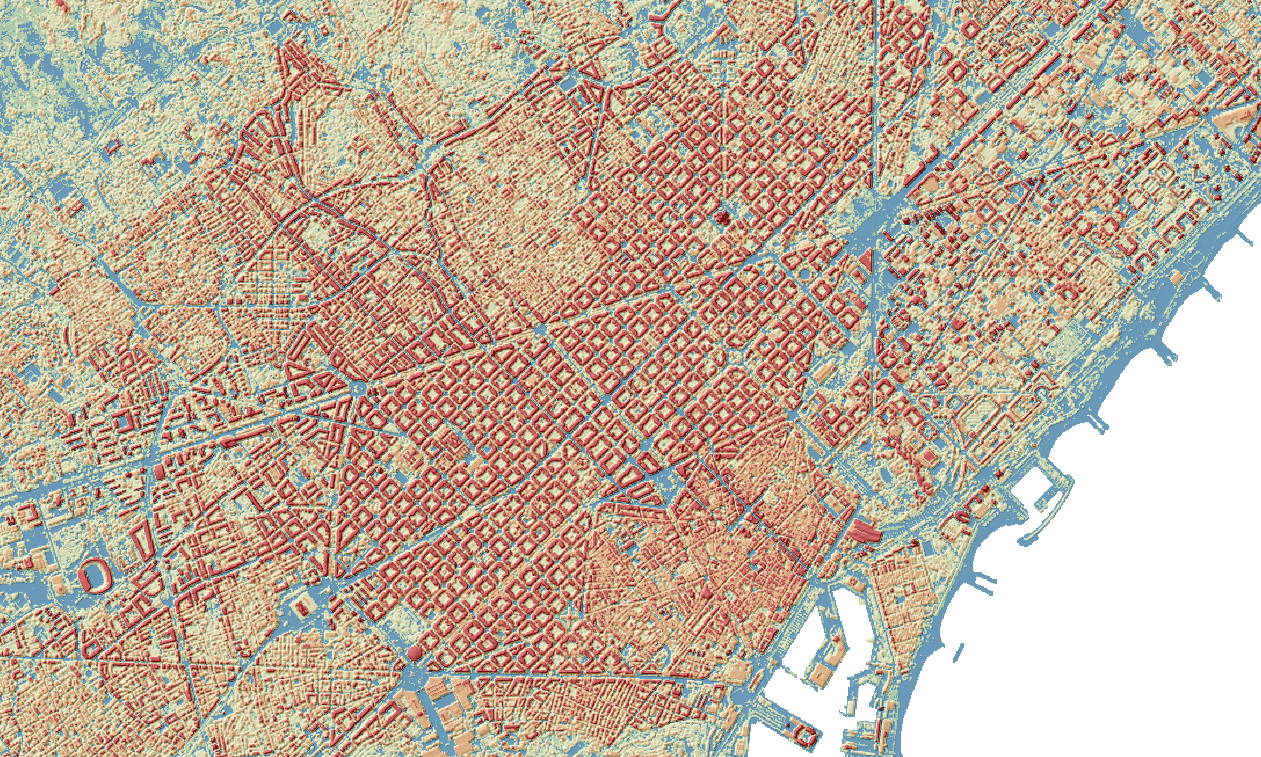 nDSM of the Eixample