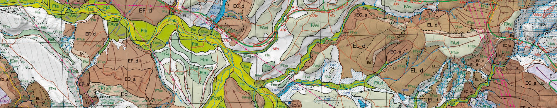 GT II. Mapa geoantrópico 1:25.000