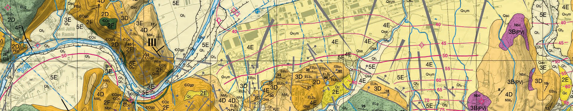GT V. Mapa hidrogeológico 1:25.000