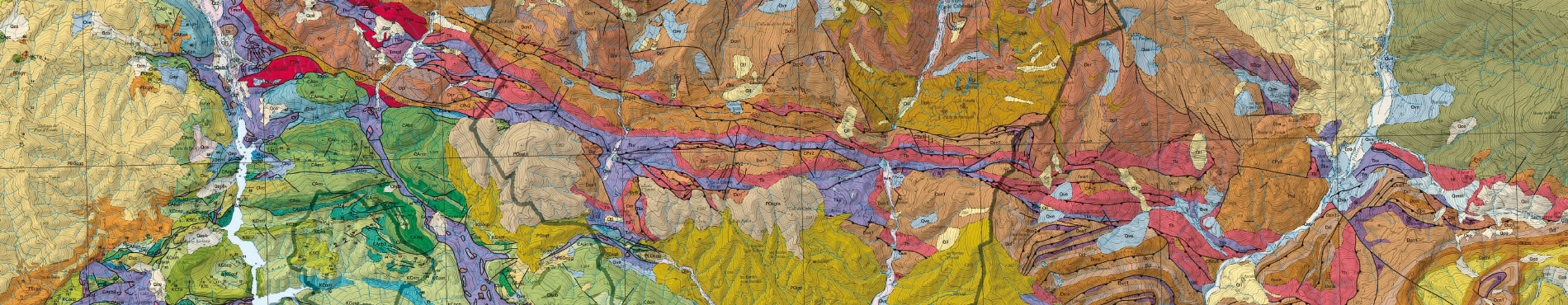 Regional geological map of Catalonia 1: 50,000