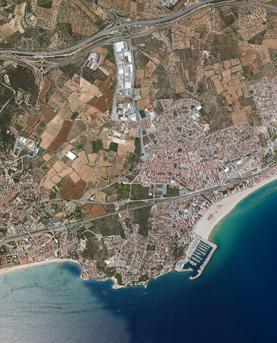 Ortofotografia del projecte PNOA: Altafulla