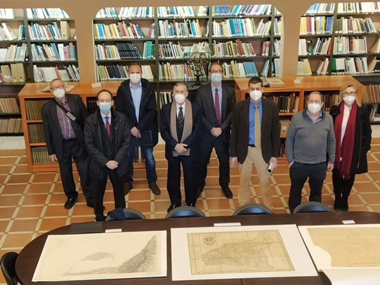 de Catalunya, Jaume Massó) han visitat el 25 de febrer, l'espai on s'habilitarà el nou Centre de Suport Territorial Litoral de l'ICGC, dins del complex de l'Observatori de l'Ebre.