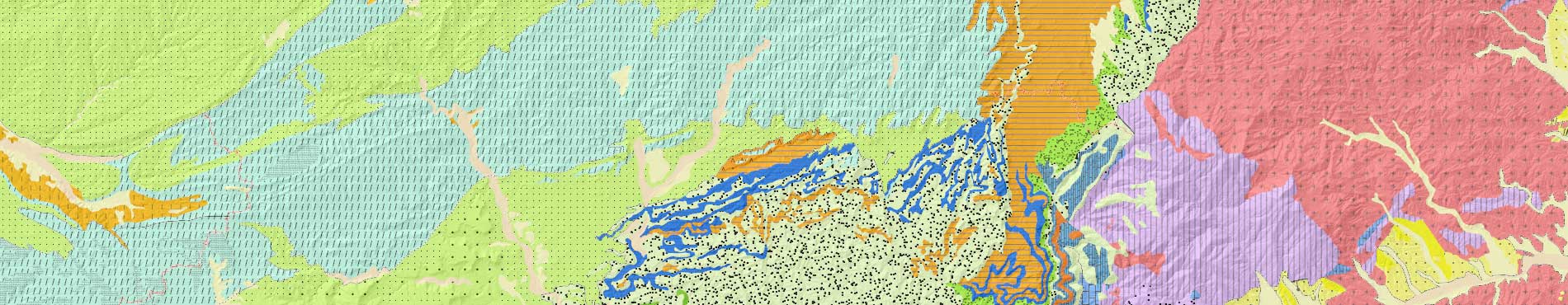 Map of Hydrogeological Areas of Catalonia 1:250,000
