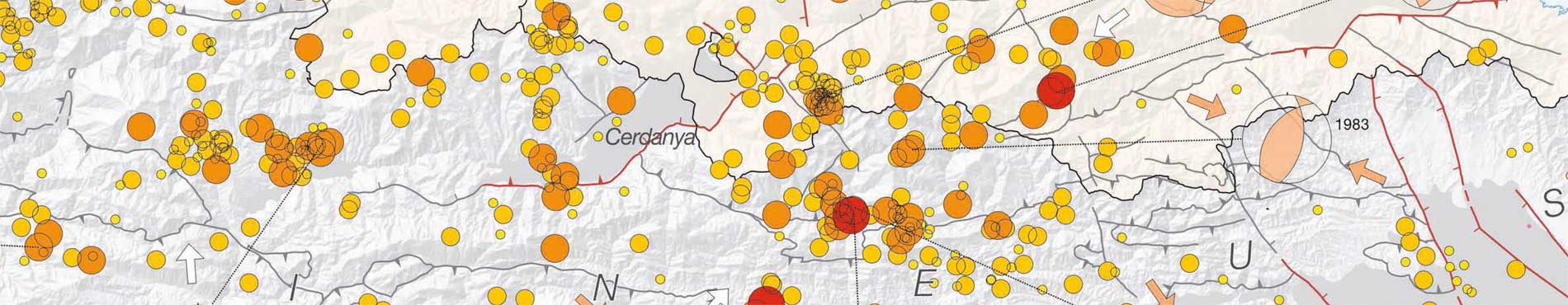 Mapas de epicentros y otras informaciones sísmicas