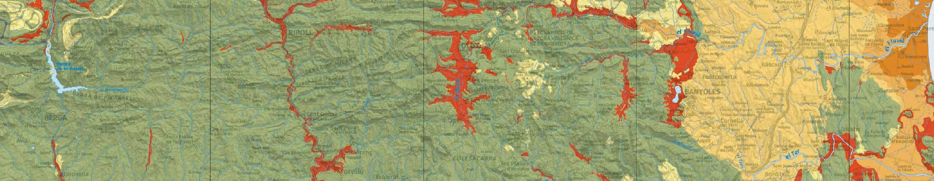 Mapa de mesozonació sísmica de Catalunya 1:250.000
