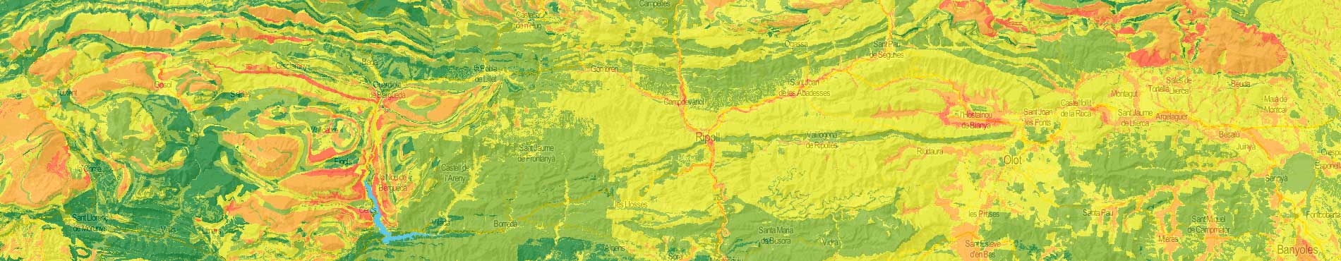 Geoíndex - Vulnerabilitat intrínseca a la contaminació dels aqüífers