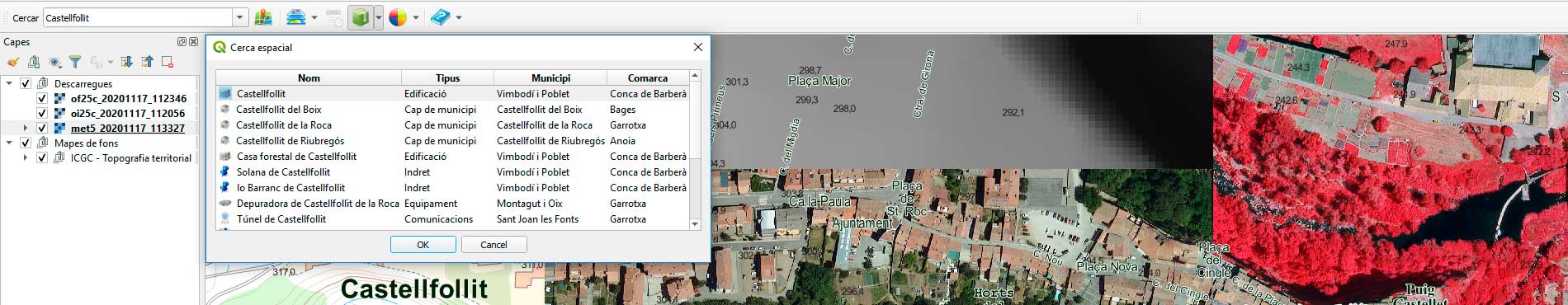 QGIS Open ICGC plugin