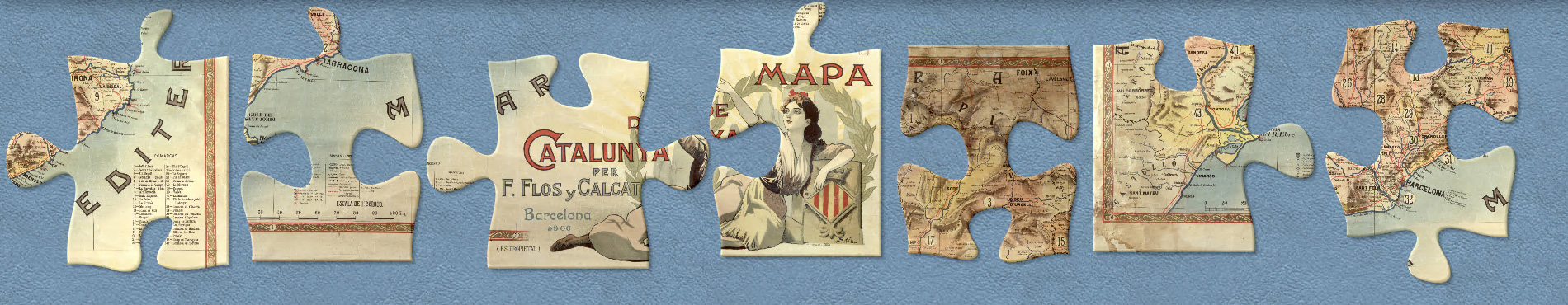 Maps for making puzzles