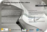1a circular de les VI Jornades Tècniques de Neu i Allaus