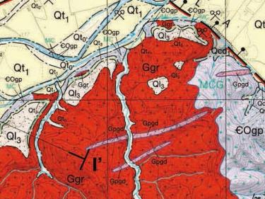GT I. Mapa geològic 1:25.000