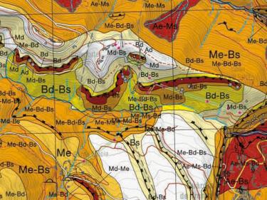 GT VI. Mapa per a la prevenció dels riscos geològics 1:25.000