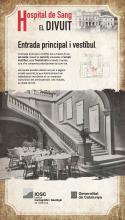 Plafó de l’exposició dedicat a l’entrada principal i vestíbul (feu clic per veure'l més gran)