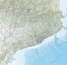 Minatura del Mapa topogràfic de Catalunya 1:250.000