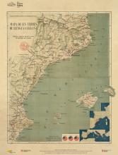 Mapa de les terres de llengua catalana Mapa de les terres de llengua catalana